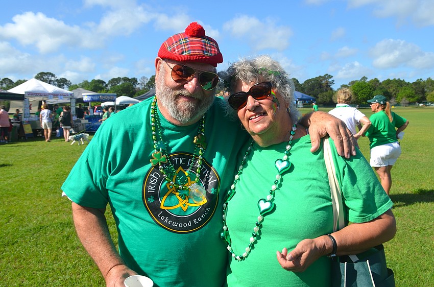 Albert Hill celebrates his heritage with his wife, Karen.