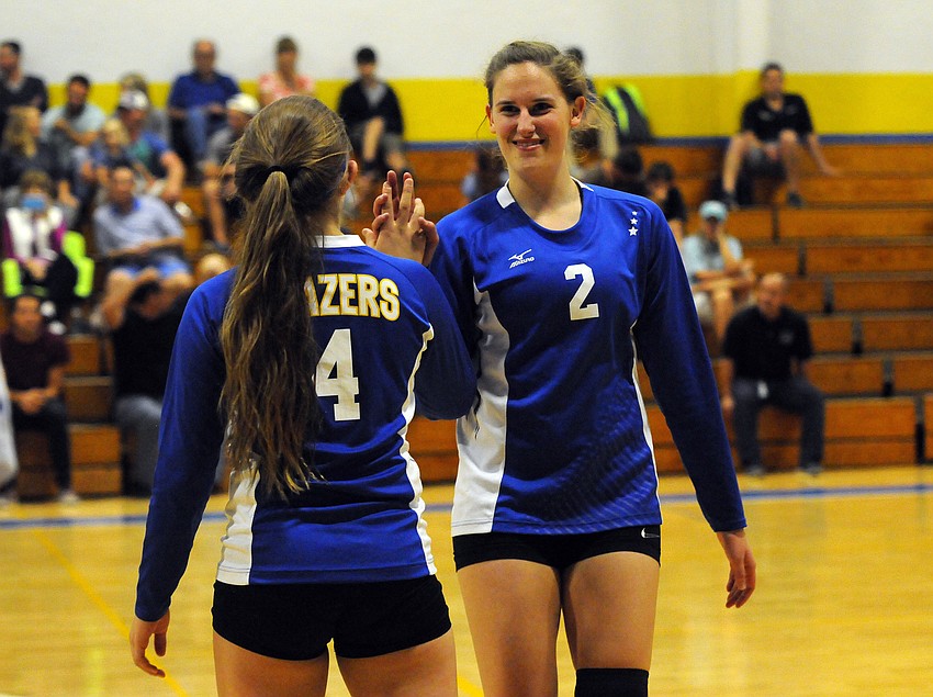 Sarasota Christian's Cheyenne Miller finished with seven kills and four aces.