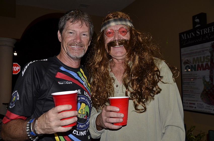 President Paul Troyer and Dave Luebs of Sarasota