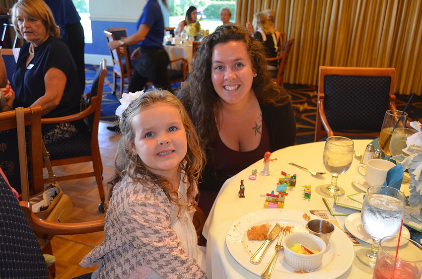 Baya O’Connor, 5, and Brittany Leone