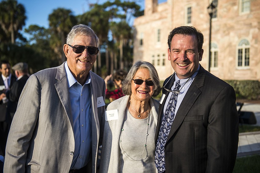 Ed and Mary Lou Winnick with Tom Beames