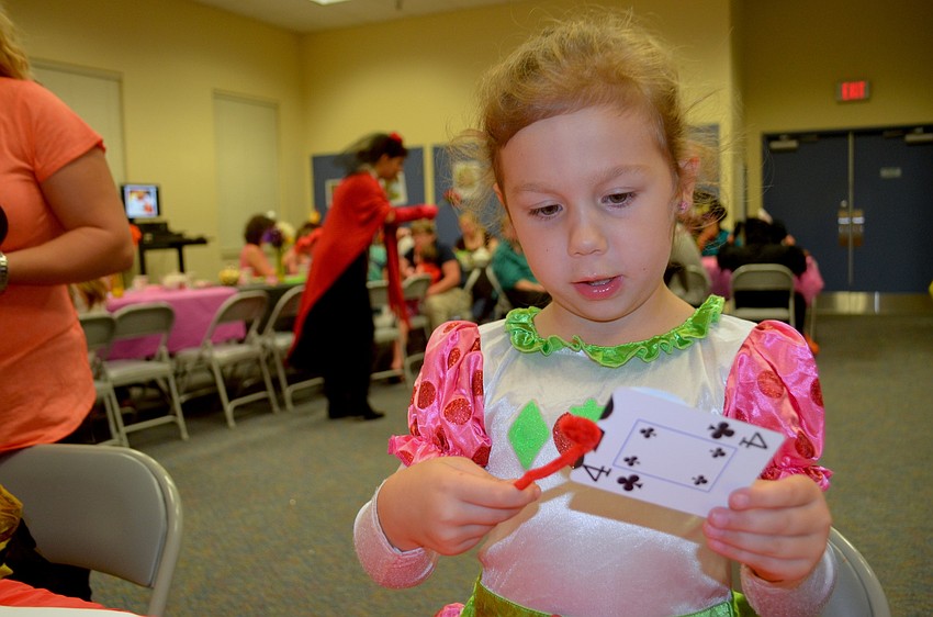 Chloe Strunk, of Bradenton, makes an 