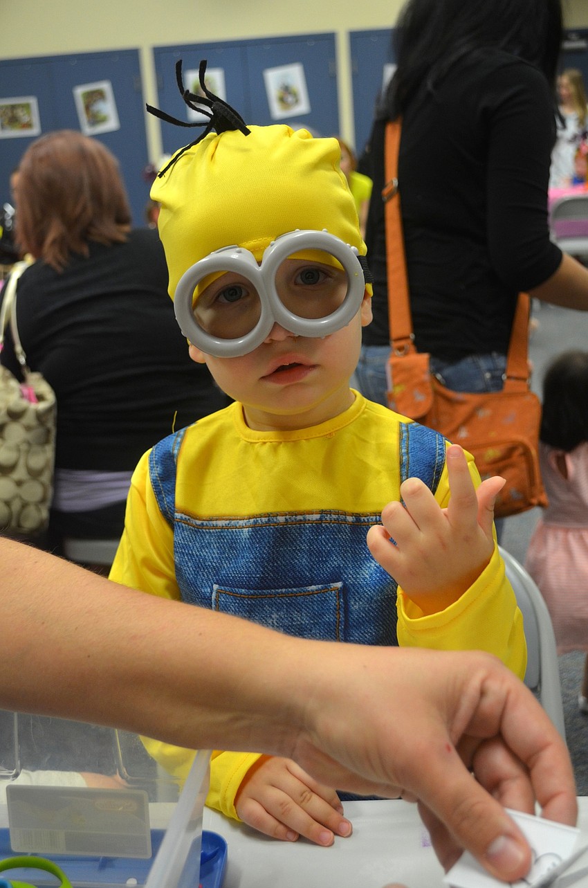 Harris Hammersmith, of Sarasota, loves Minions.