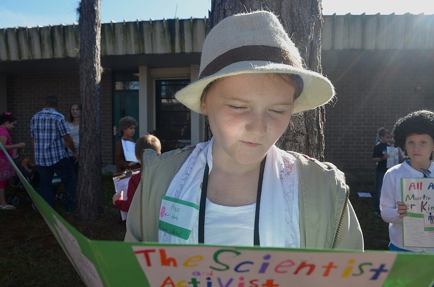 Jaxen McPheron believes she and her historical role model, activist and zoologist Rachel Carson, have much in common, such as their love for animals.