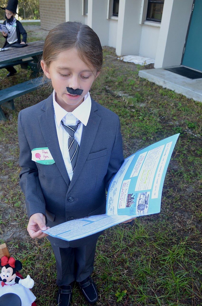 Daria Dziubek didn't shy away from portraying a male figure she admires, Walt Disney.