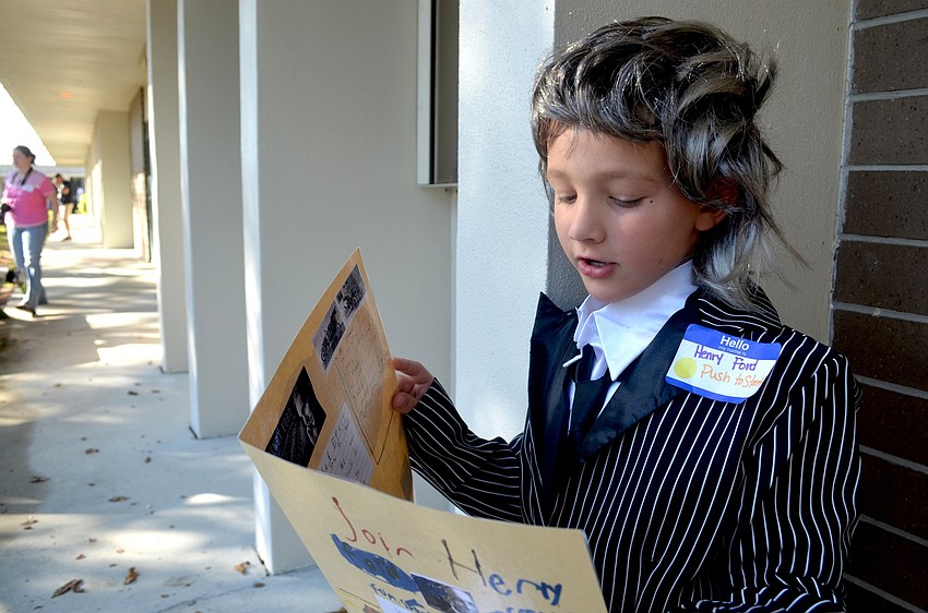 His love for cars inspired Kyle Tufariello to craft his project around Henry Ford.