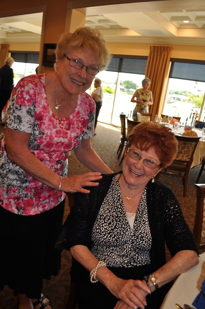 Connie McCarthy attends with her sister-in-law Marion McCarthy.