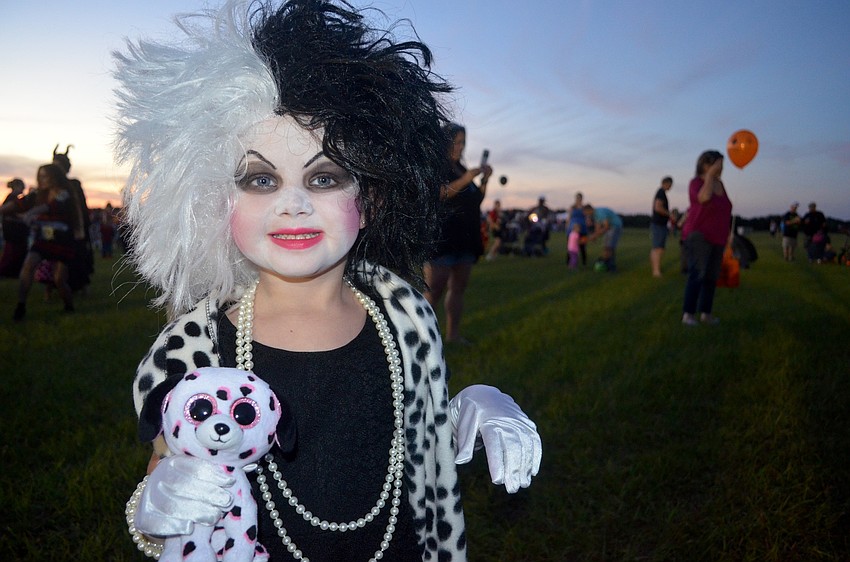 Kinsey Weiskoff, of Bradenton, plays Cruella de Vil.