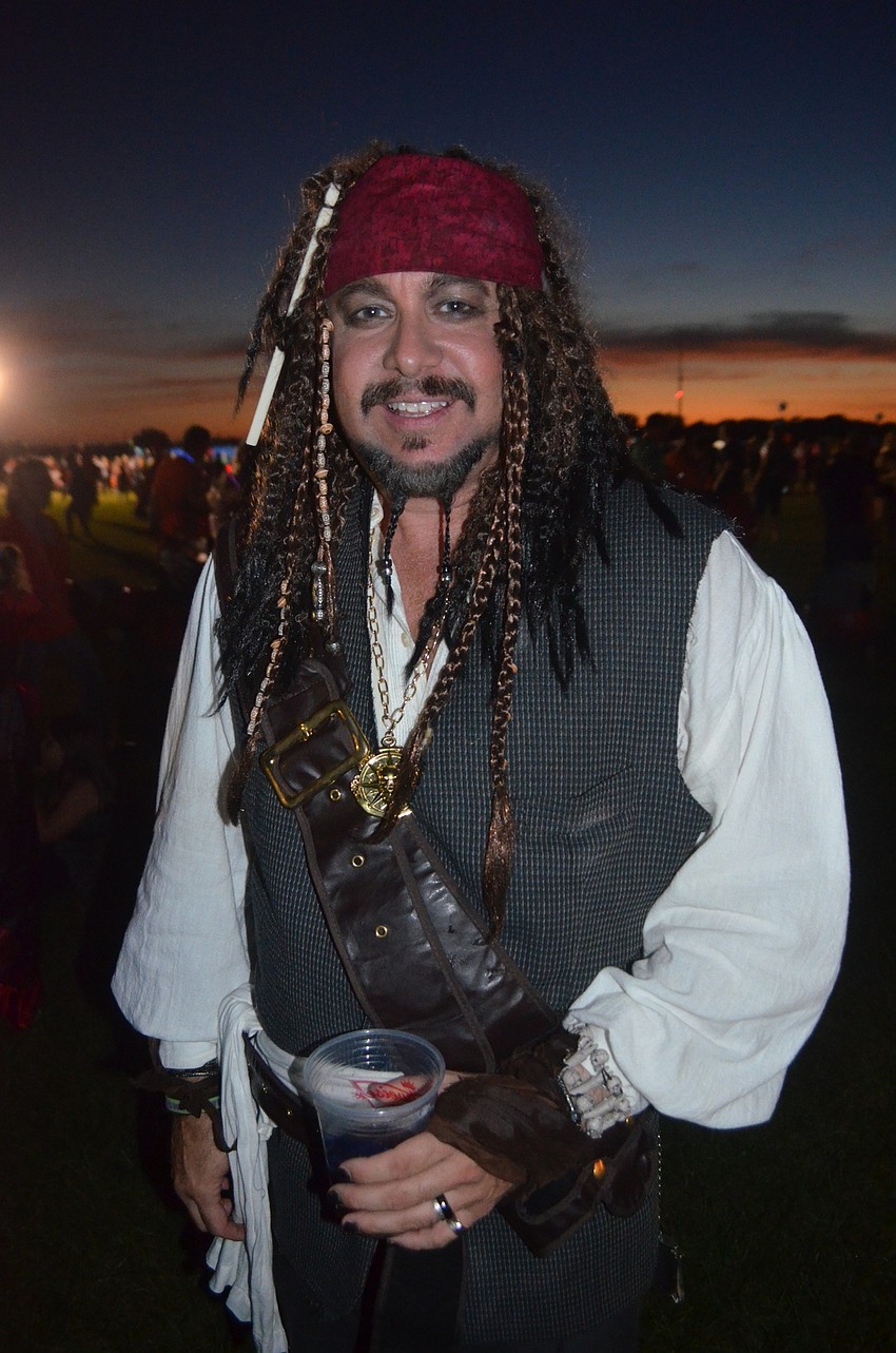 Ranch resident Garrick Newman brings out his inner Jack Sparrow.