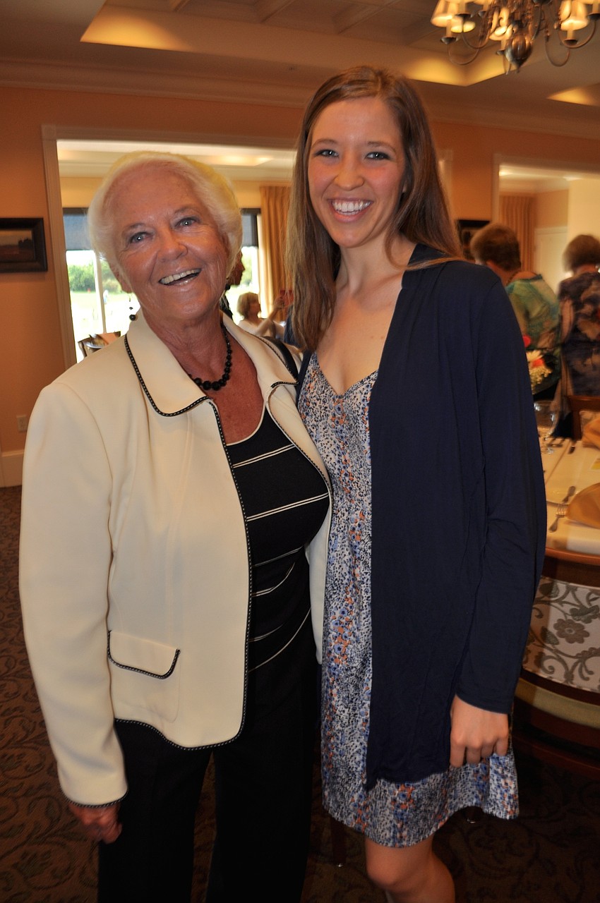 Linda Bengtson proudly brings her granddaughter, Brielle Bengtson.