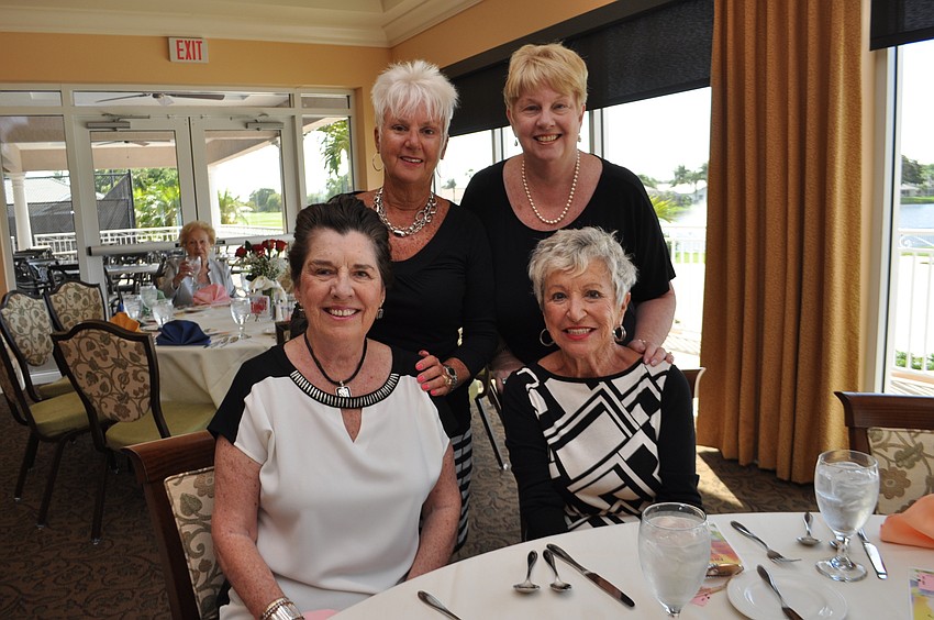 Clockwise from front left are: Roseanne Talcott, Nanci Nagy, Patti Viani and Barbara White.