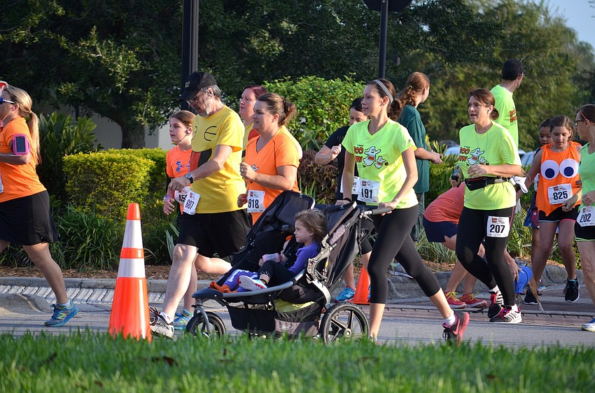 Nearly 1,100 participants attended Boo Run.