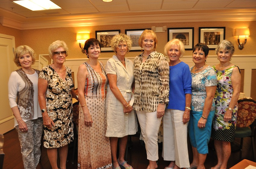 The day’s models were Karen Borraccini, Sigi Schuler, Donna Parsh, Sue Martin, Melanie Mihocik, Pat Hauer, Lynne Garbrick and Julie Angus.