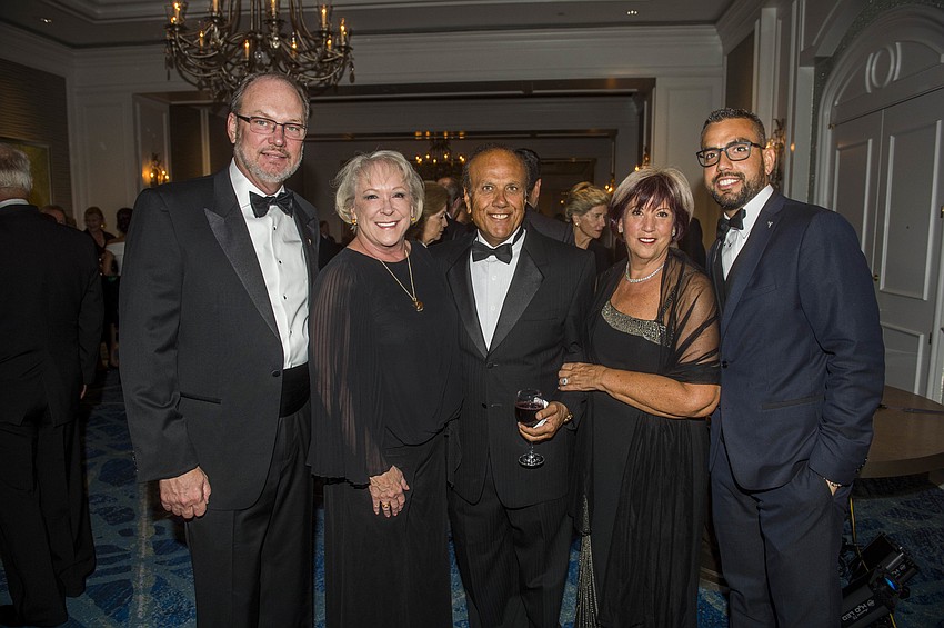 Tom and Sherri Koski with Ali, LaRue and Amir Chokr