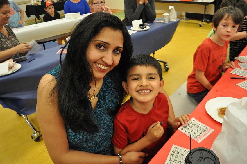 Amisha and Krish Gandhi are all smiles.