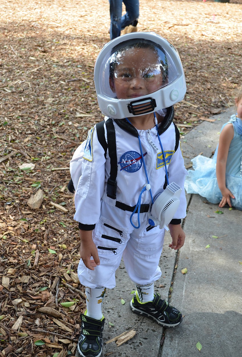 Chase Sugaswa's astronaut costume was out of this world.