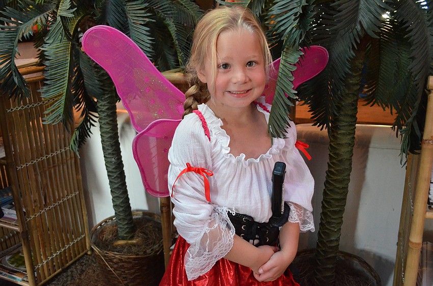 Annika Thorsell combined a fairy and a pirate for her original costume.