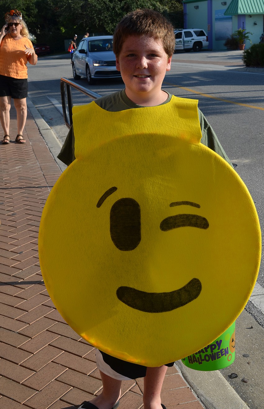 Connor Wiegand brings the winking emoji to life.