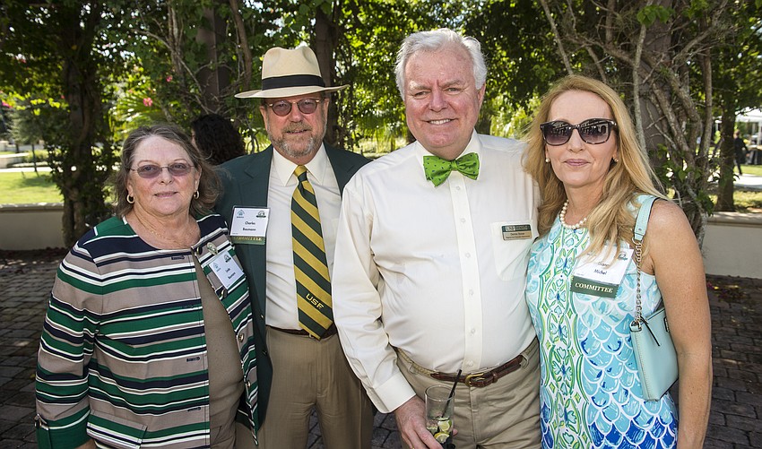 Linda and Charles Bauman with Dennis Stover and Diana Michel