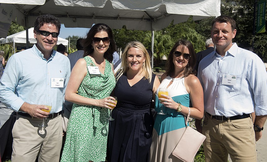 Bart and Kameron Hodgens, Erin Christy with Jennifer Rust and Rafael Kolic