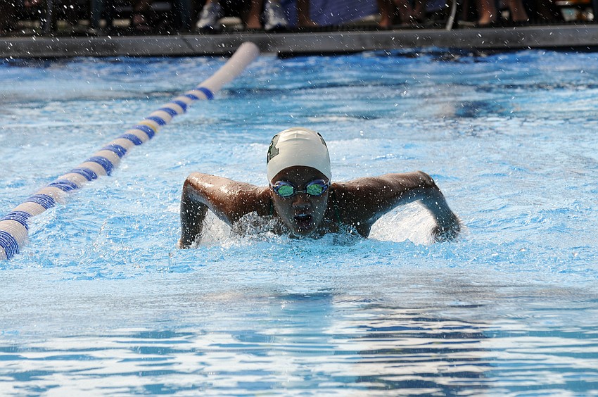 Lakewood Ranch junior Jenna Zappala swam the 200-yard medley relay.