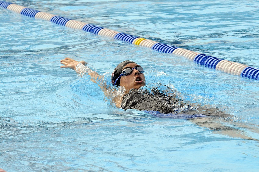 Riverview's Miah Lopez finished third in the 200-yard individual medley.
