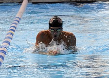 Riverview's Keanan Dols won the 200-yard individual medley in 1:55.92.