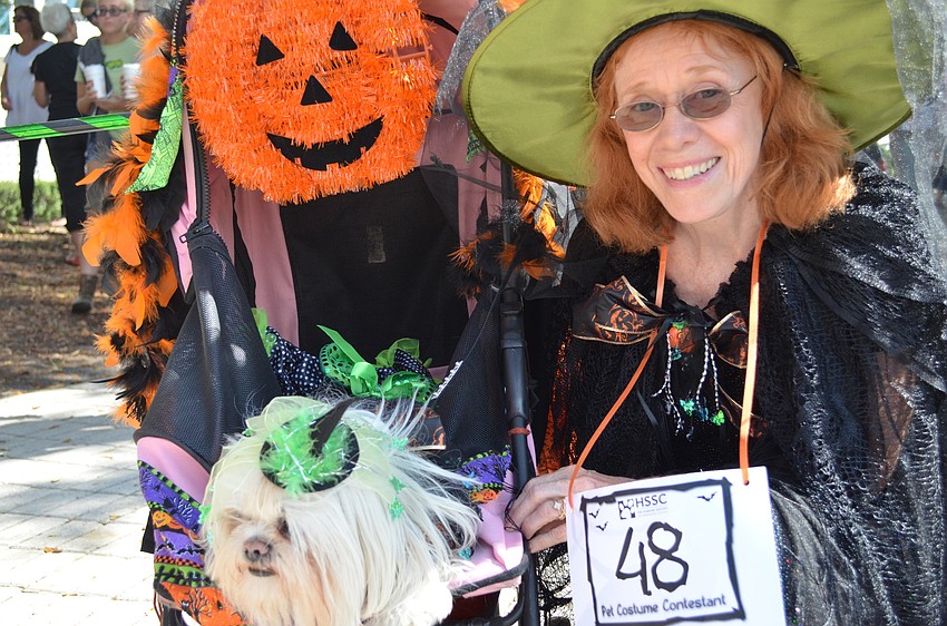 Chloe and Kathleen Trost took home the prize for spookiest costume.