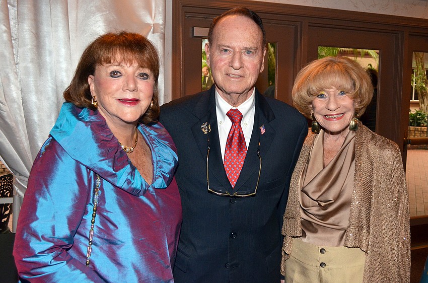 Len and Helen Glaser with Flori Roberts