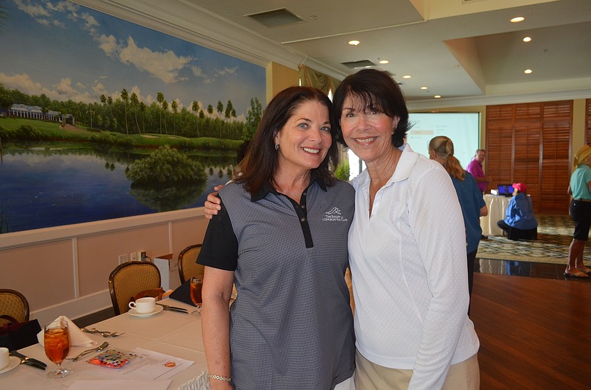 President Suzanne Reiman and Past President Arleen Klein