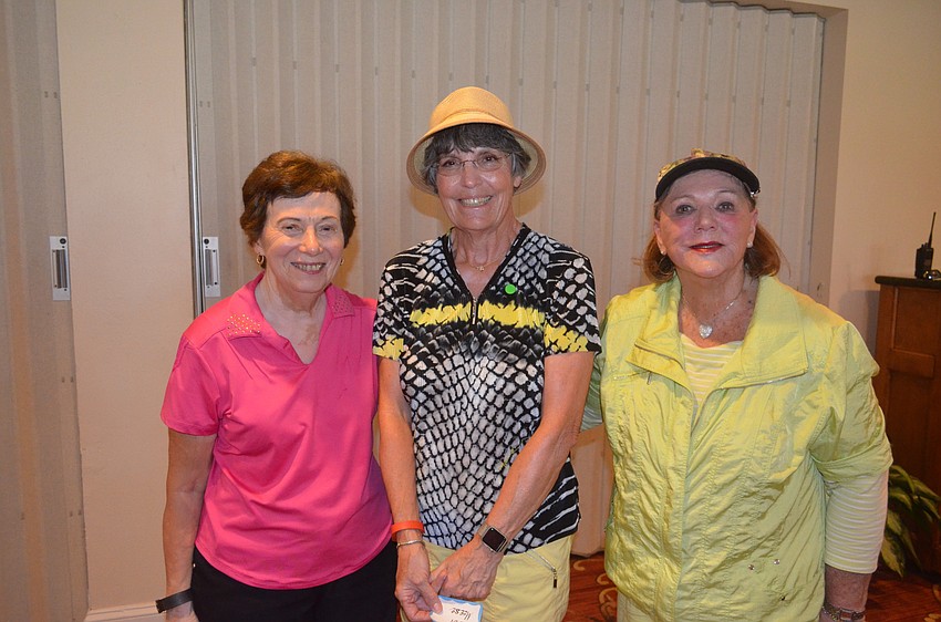 Treasurer Hannah Weinberg, President Carol Meese and Secretary Helen Glaser