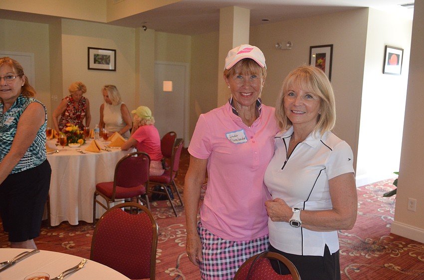 Linda Rhinelander and Mary Meloche