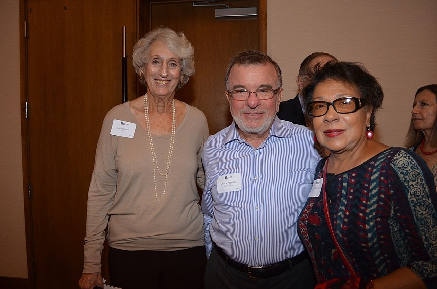 Ina Schnell, Chuck Parrish and Janet Morgan