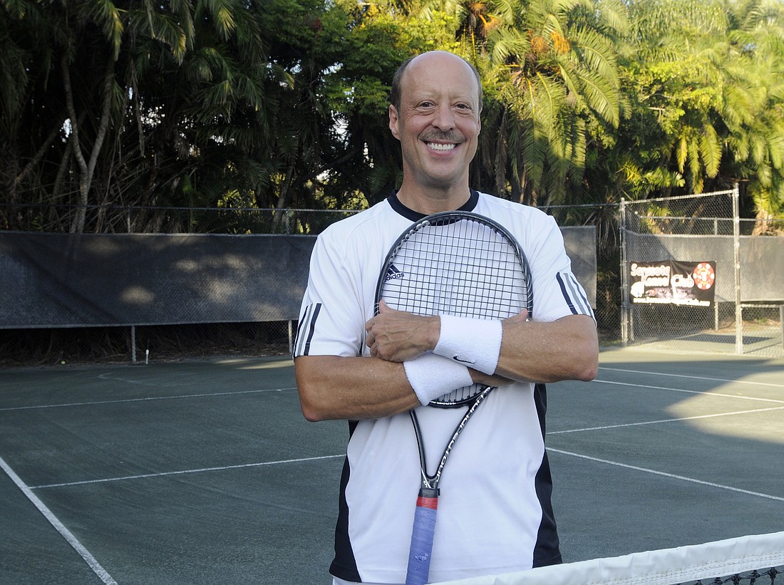 Sarasota resident Erik Luxembourg picked up his first tennis racket when he was 3 years old.