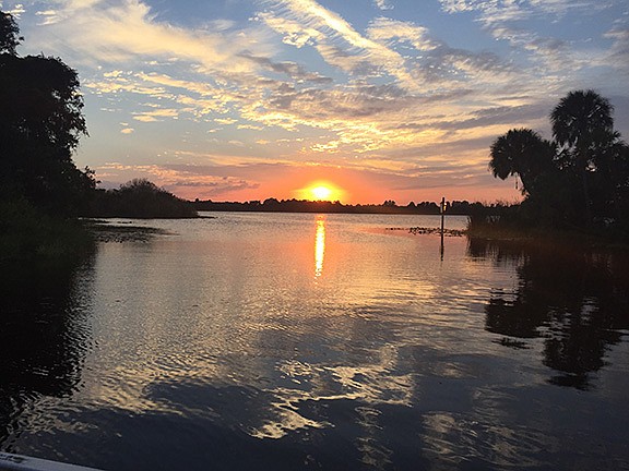 Michelle Crabtree, of University Park, submitted this photo of the sun setting over the Braden River.