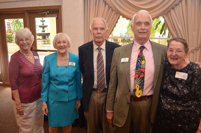 Sandy Parent, Nancy Morris, Richard Lilley, Richard Storm and Marilyn Brandt.