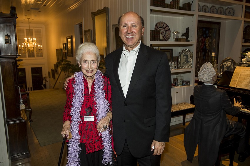 Eva Slane and Mark Pritchett