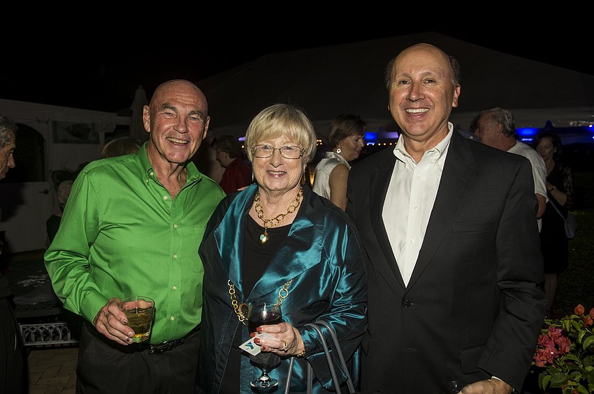 Ken and Peg Abt with Mark Pritchett