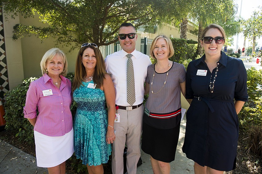 Jayne Giroux, Pam Foster, Jason Carney, Kathy Hargreaves and Bridget Harry