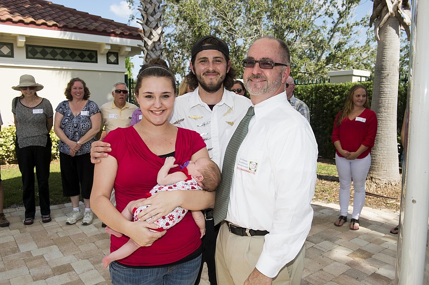 Samantha and Angel Burt with Dr. Kirk Voelker
