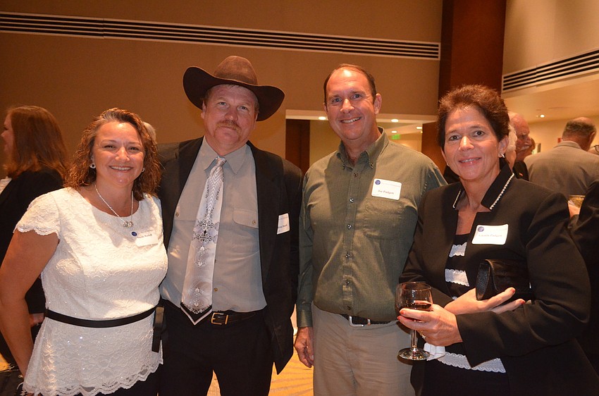 Nicole and Bryan with Joe and Glenda Padgett