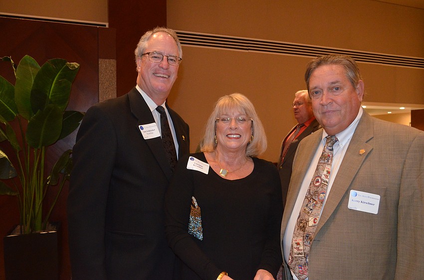 Joel Schleicher with LuAnne and Kerry Kirschner