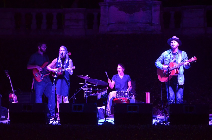 Justin Layman and Sara Nelms perform their own brand of singer-songwriter rock at Ringling Underground.