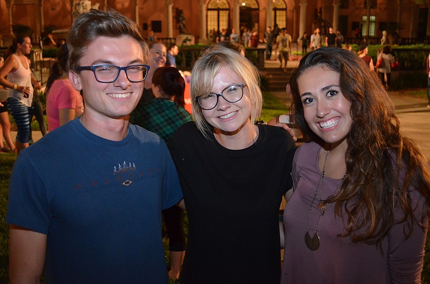 Josh Audet, Taylor Hallbeck and Brooke Bonderer