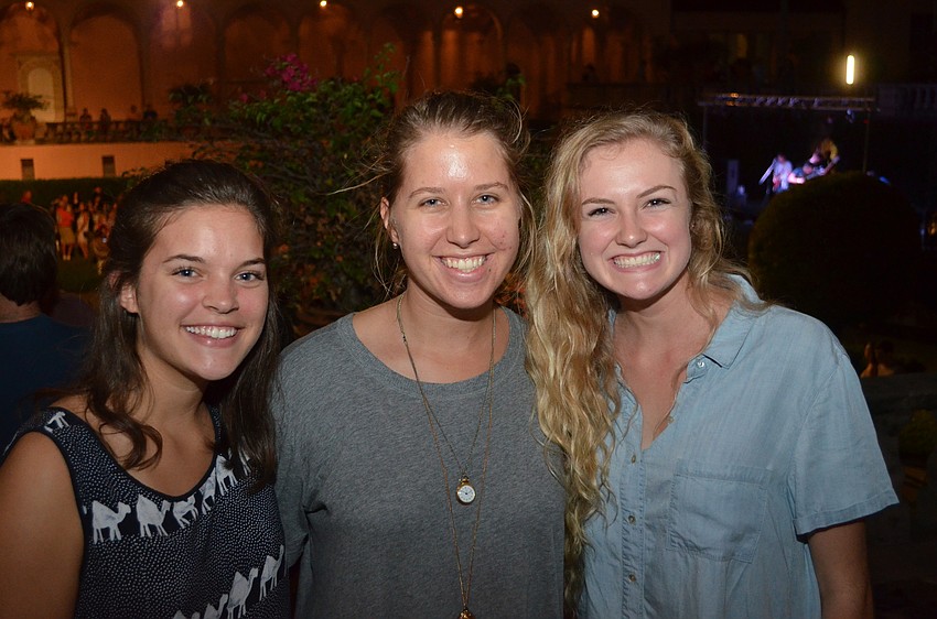 Faith Davis, Madison Williams and Brianna Eddy