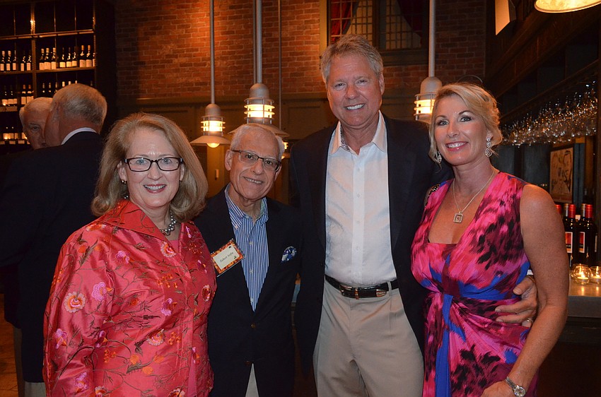 Event hosts Susan and Zuheir Sofia and Larry and Jennifer Fox