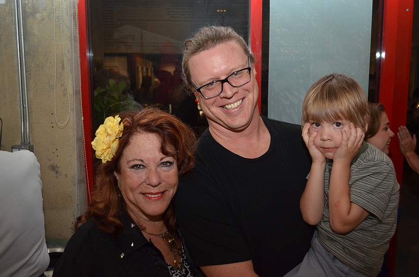 Joan Golub, Michael Wyshock and Adam Wyshock