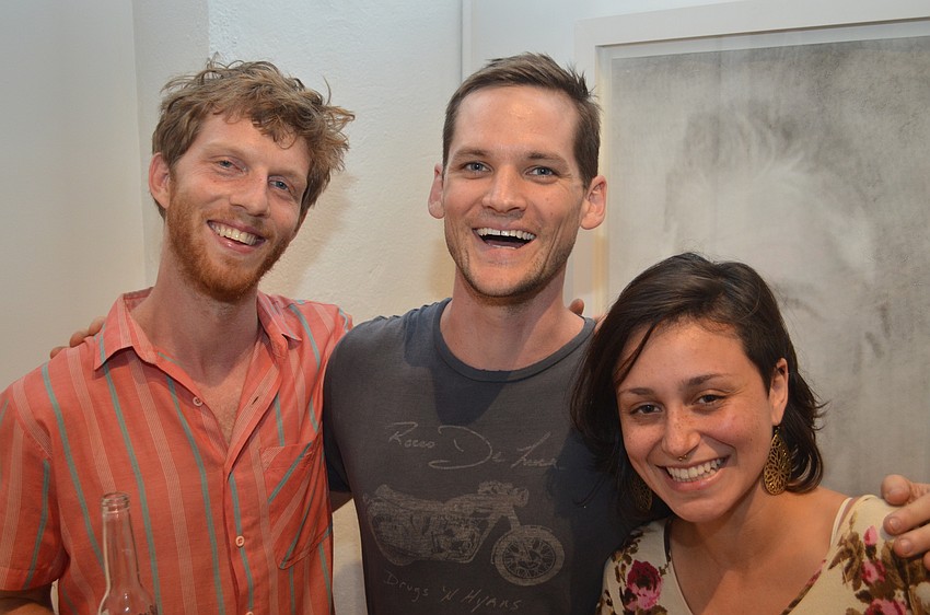 Casey Schelhorn, Mike Benjamin and Emily Hernandez