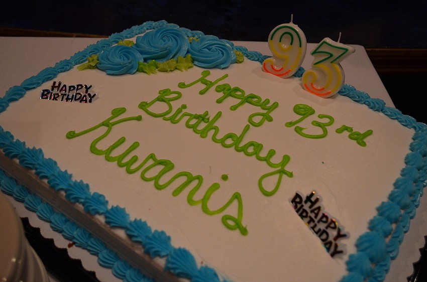 Guests and members sang 