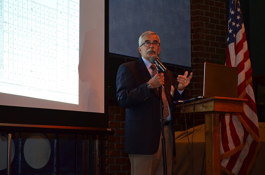 Member and local historian Jeff LaHurd gave a presentation about the early years of Sarasota and the involvement of Kiwanis.